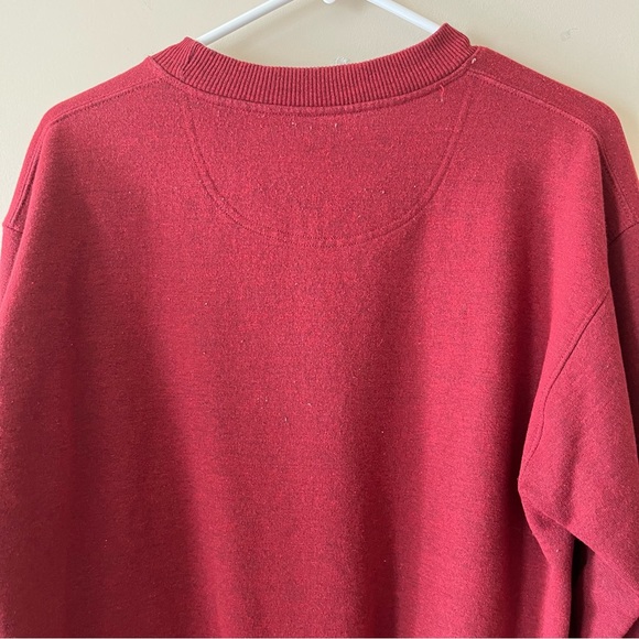 Red Champion Eco Sweatshirt Size Medium - Picture 6 of 6